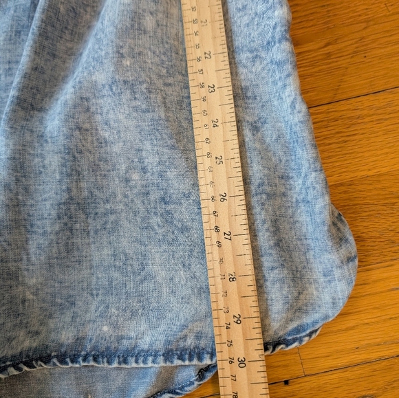 31. Velvet Heart Light Blue Chambray Dress - Picture 3 of 4